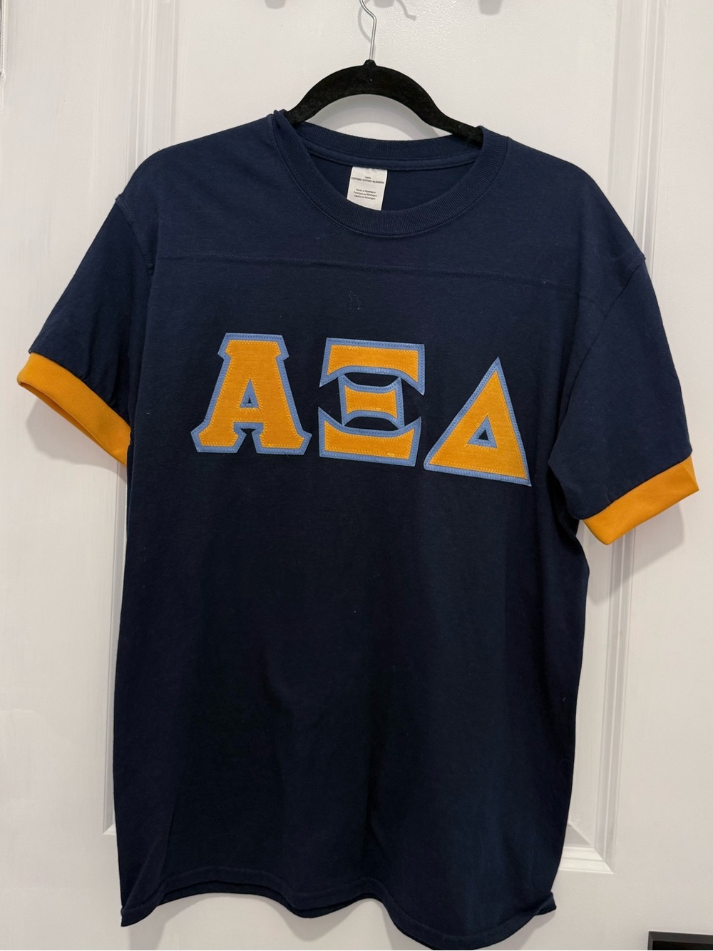Alpha Xi Delta Jersey Stitch Letters